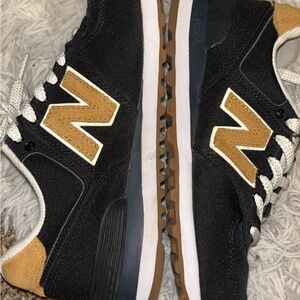 New Balance Black and Brown Casual Shoes